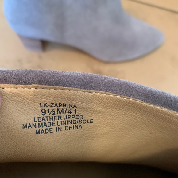 Lucky Brand Booties. Worn only a few times. Adorable with straight leg jeans. - Picture 5 of 6